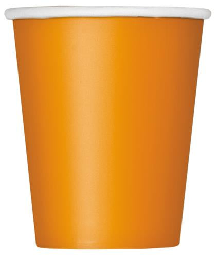14pk Orange Paper Cups